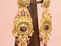 Wattana Polki Long Earrings