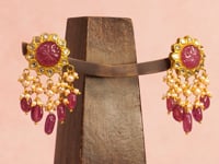 Shivakshi Necklace And Aamira Tops Polki Set