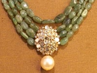 Kimberly Polki And Diamond Bead Pendant