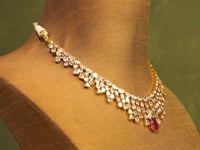 Diya Polki Necklace