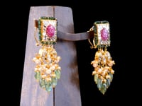 Kaisha Polki Long Earrings