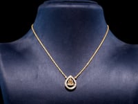 Nargis Polki And Diamond Pendant