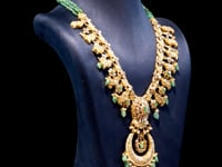 Saima Choker And Chaitri Necklace Polki Set
