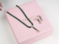 Sahsa Polki And Diamond Long Earrings