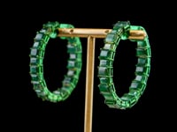 Arvidha Emerald Hoops