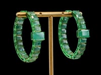 Vanshika Emerald Hoops