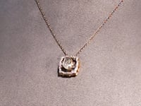 Priyanshi Polki And Diamond Pendant