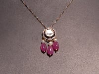 Saasha Polki And Diamond Pendant