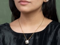 Arifa Polki And Diamond Pendant