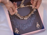 Anisha Polki And Diamond Choker