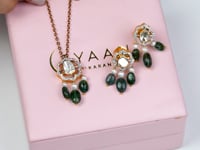 Sancheti Pendant And Anahita Tops Polki And Diamond Set