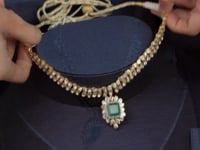 Aziza Polki And Diamond Necklace