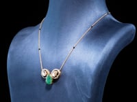 Joshna Polki And Diamond Pendant