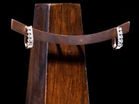 Diamond Hoop Earrings 