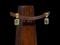 Laina Polki And Diamond Long Earring