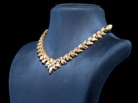 Tiya Necklace And Nia Necklace Polki And Diamond Set