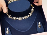 Kashish Polki And Diamond Choker