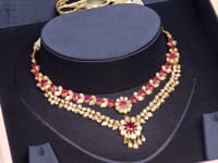 Vinita Polki And Diamond Necklace