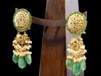 Akira Polki Long Earrings