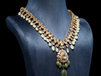 Reshma Polki And Diamond Necklace