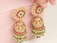 Rima Polki Jhumkas