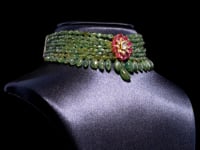 Lilly Polki And Diamond Bead Choker