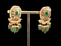 Radha Necklace And Sajni Tops Polki Set