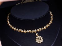 Raksha Polki And Diamond Necklace