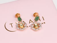 Era Polki And Diamond Long Earrings