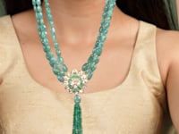 Kashish Polki And Diamond Bead Pendant