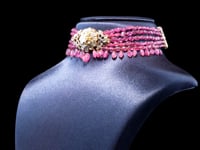 Aayat Polki And Diamond Bead Choker