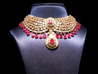 Juhi Chawla - Adya Polki And Diamond Necklace