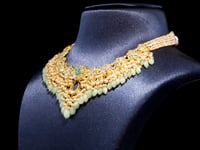 Vartika Necklace And Kaveri Tops Polki Set