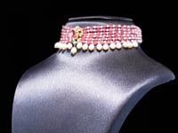 Janki Polki And Diamond Bead Choker