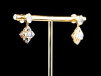 Ishita Polki And Diamond Long Earrings