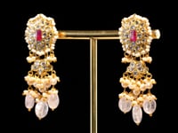 Darshini Polki Long Earrings