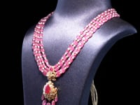 Nevaeh Polki And Diamond Bead Pendant