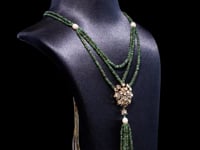 Ahana Polki And Diamond Bead Pendant