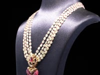 Hiteshi Polki And Diamond Bead Pendant