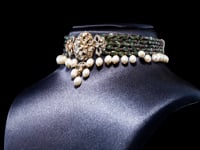 Gauravi Polki And Diamond Bead Choker