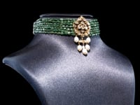 Mohini Polki And Diamond Bead Choker