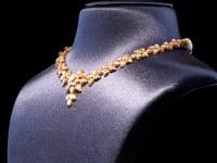 Venya Polki And Diamond Necklace