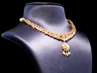Girija Polki And Diamond Necklace