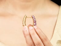 Gurleen Diamond Hoops