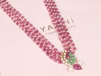 Kaashi Polki And Diamond Bead Pendant