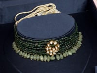 Mansha Polki Bead Choker