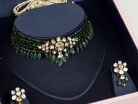 Sakina Polki And Diamond Bead Choker