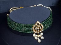 Mohini Polki And Diamond Bead Choker