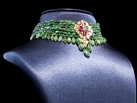 Chandni Polki And Diamond Bead Choker