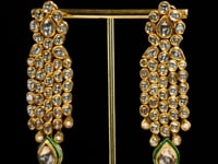 Myla Polki Long Earrings